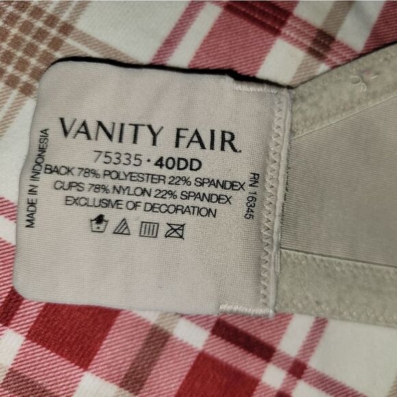 Vanity Fair Body Caress Full Coverage Contour Bra 40DD - Picture 7 of 9